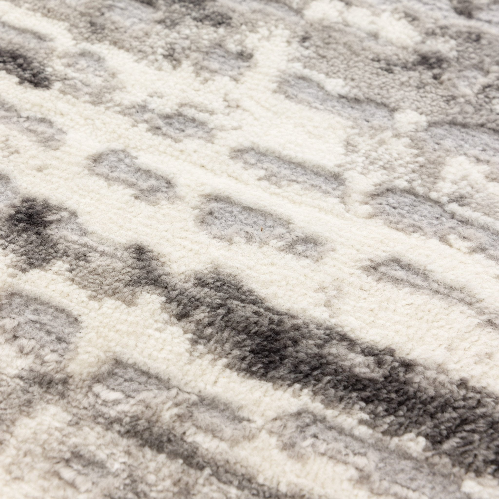Jade Distressed Lines Grey Rug - JADE002 - Floorsome - Area Rug - JADE160002 - Area Rug