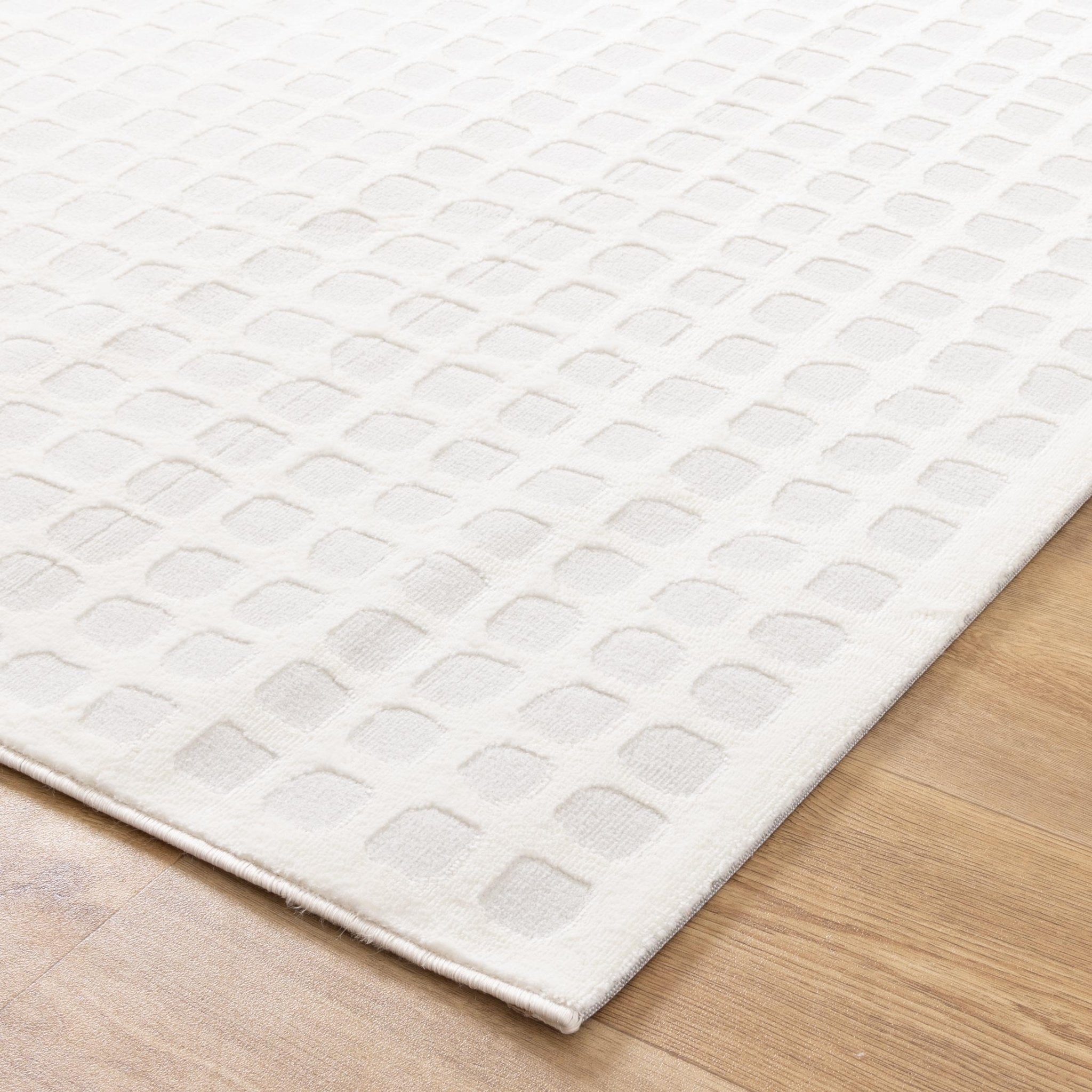 Jade Geometric Shapes Cream Grey Rug - JADE005 - Floorsome - Area Rug - JADE160005 - Area Rug