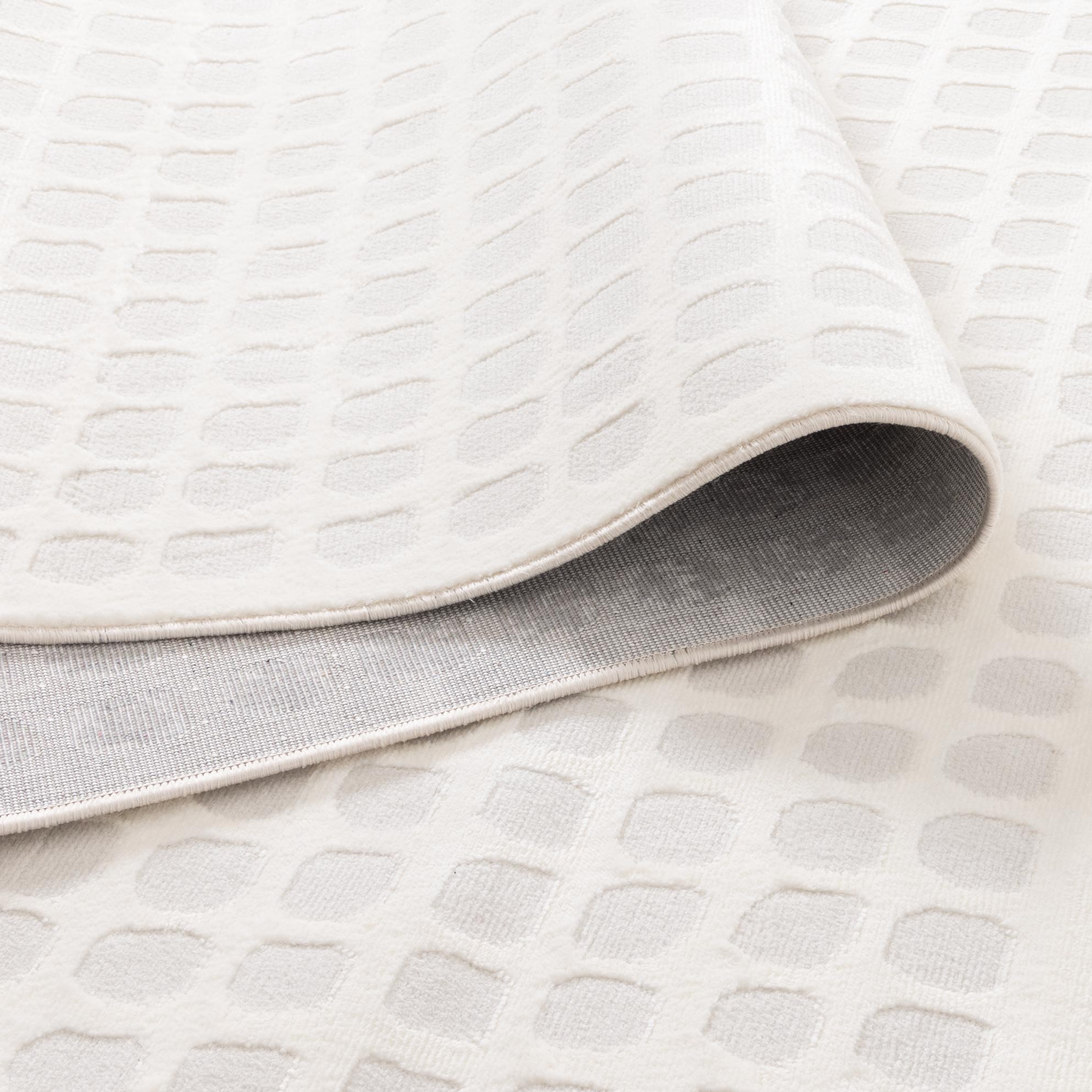 Jade Geometric Shapes Cream Grey Rug - JADE005 - Floorsome - Area Rug - JADE160005 - Area Rug