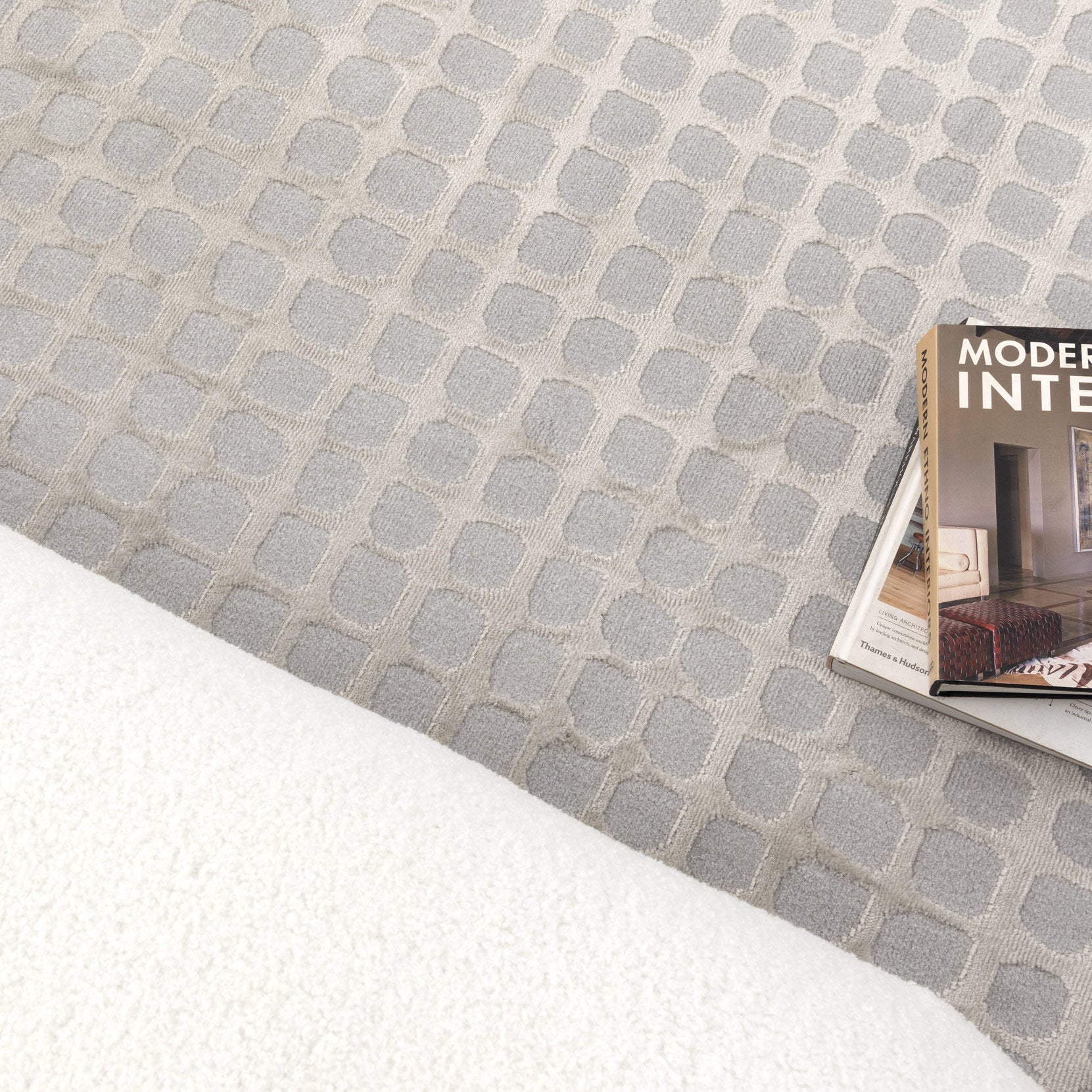 Jade Geometric Shapes Grey Rug - JADE006 - Floorsome - Area Rug - JADE160006 - Area Rug