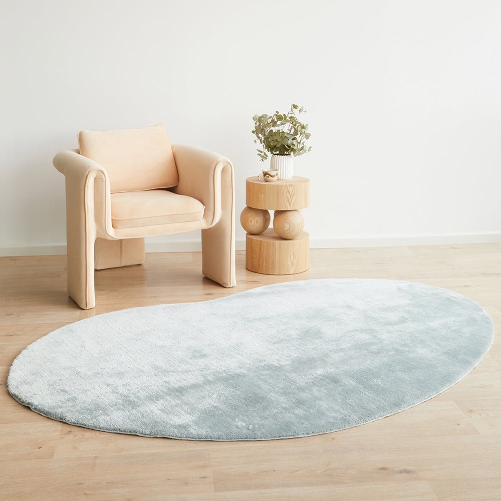 Add a pop of color with this fun Blue Area Jelly Bean Rug – Floorsome
