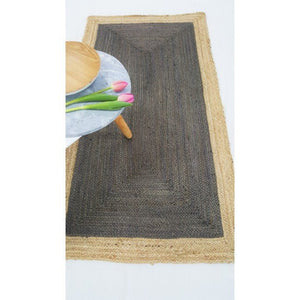 Jute Rug - Phoenix Deep Grey - Floorsome - Jute Rugs