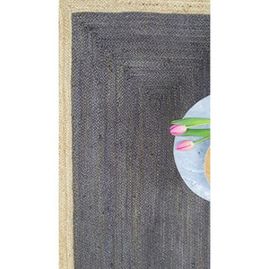 Jute Rug - Phoenix Deep Grey - Floorsome - Jute Rugs