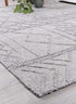 Kaiden Diamond Tribal Grey Wool Rug - Floorsome - Rug - HIMA160200GREY - Rug