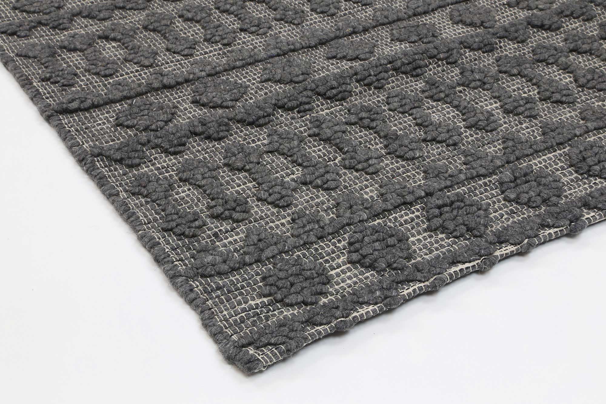 Kaiden Fine Tribal Grey Wool Rug - Floorsome - Rug - HIMA160900GREY - Rug