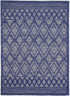 Kaiden Tribal Blue Wool Rug - Floorsome - Rug - HIMA160700BLUE - Rug