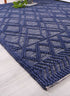 Kaiden Tribal Blue Wool Rug - Floorsome - Rug - HIMA160700BLUE - Rug