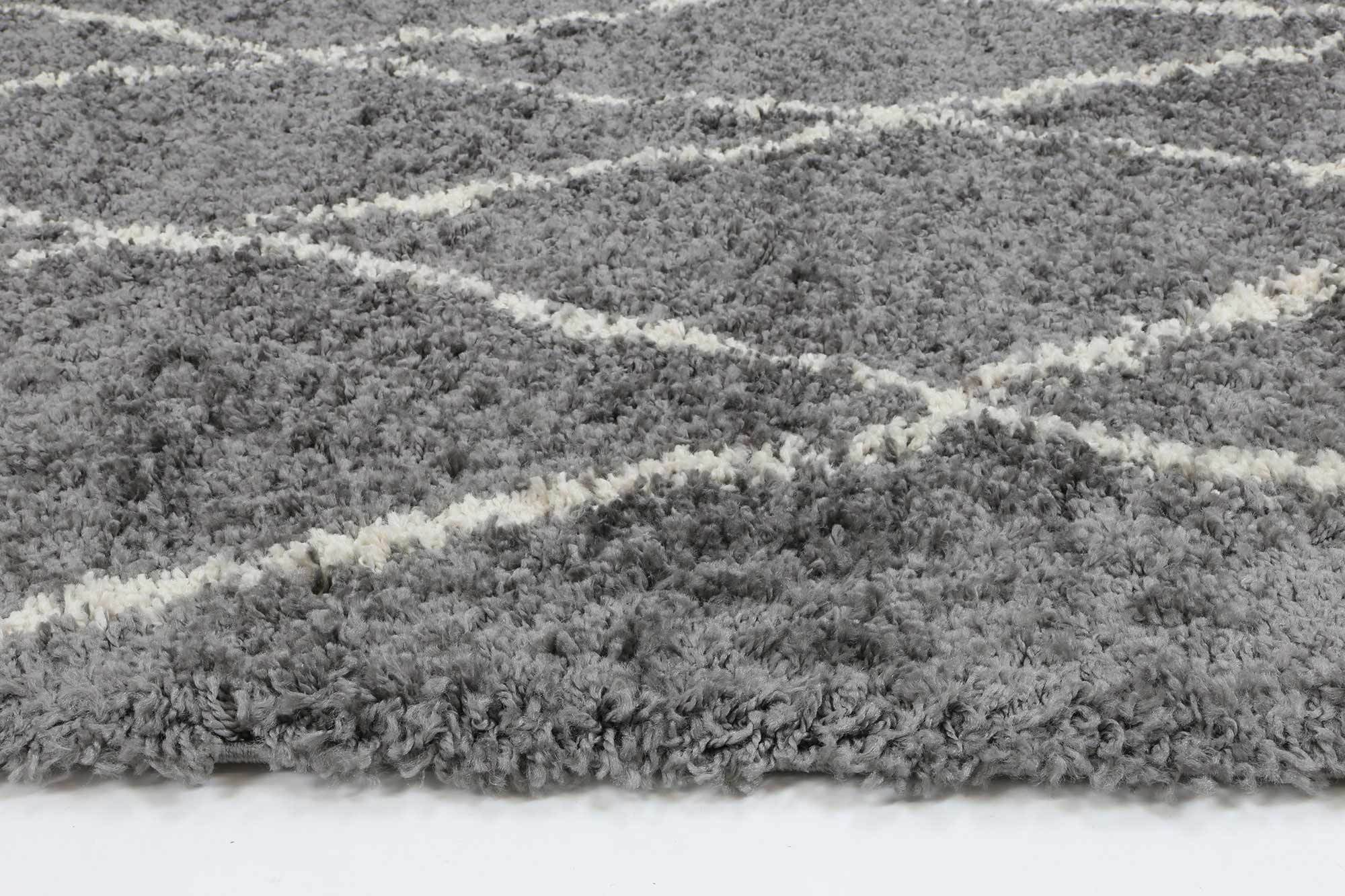 Kasbah Clara Diamond Tribal Grey Rug - Floorsome - Modern Rugs - KASB16031532956 - Modern Rugs
