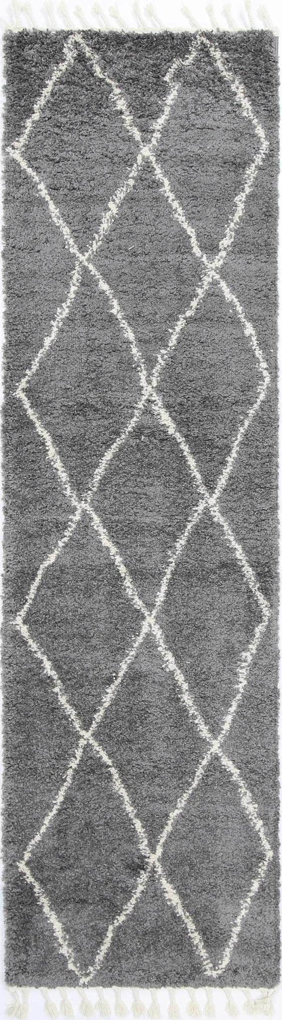 Kasbah Clara Diamond Tribal Grey Rug - Floorsome - Modern Rugs - KASB16031532956 - Modern Rugs