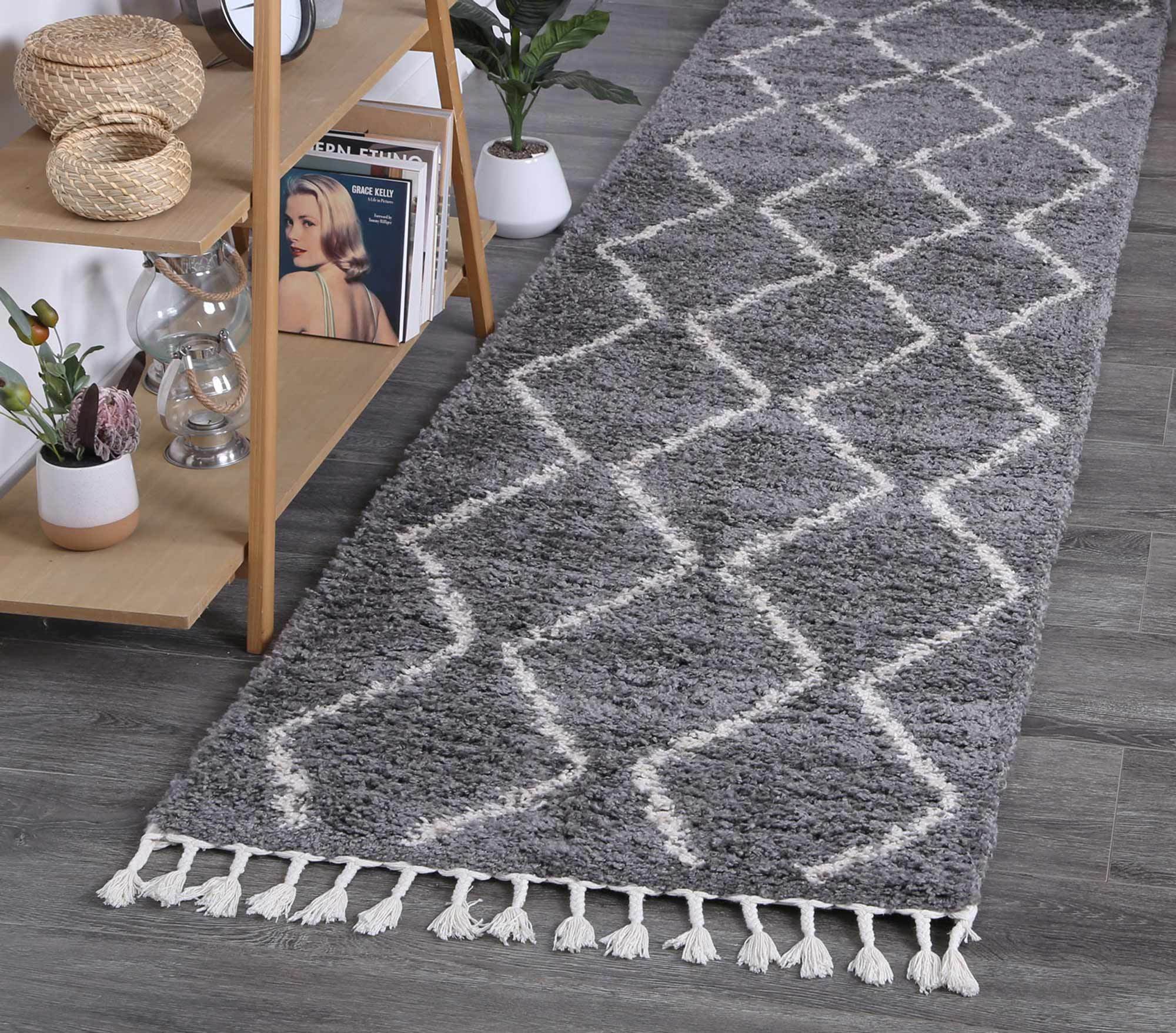 Kasbah Levi Tribal Grey Rug - Floorsome - Modern - KASB16031530956 - Modern