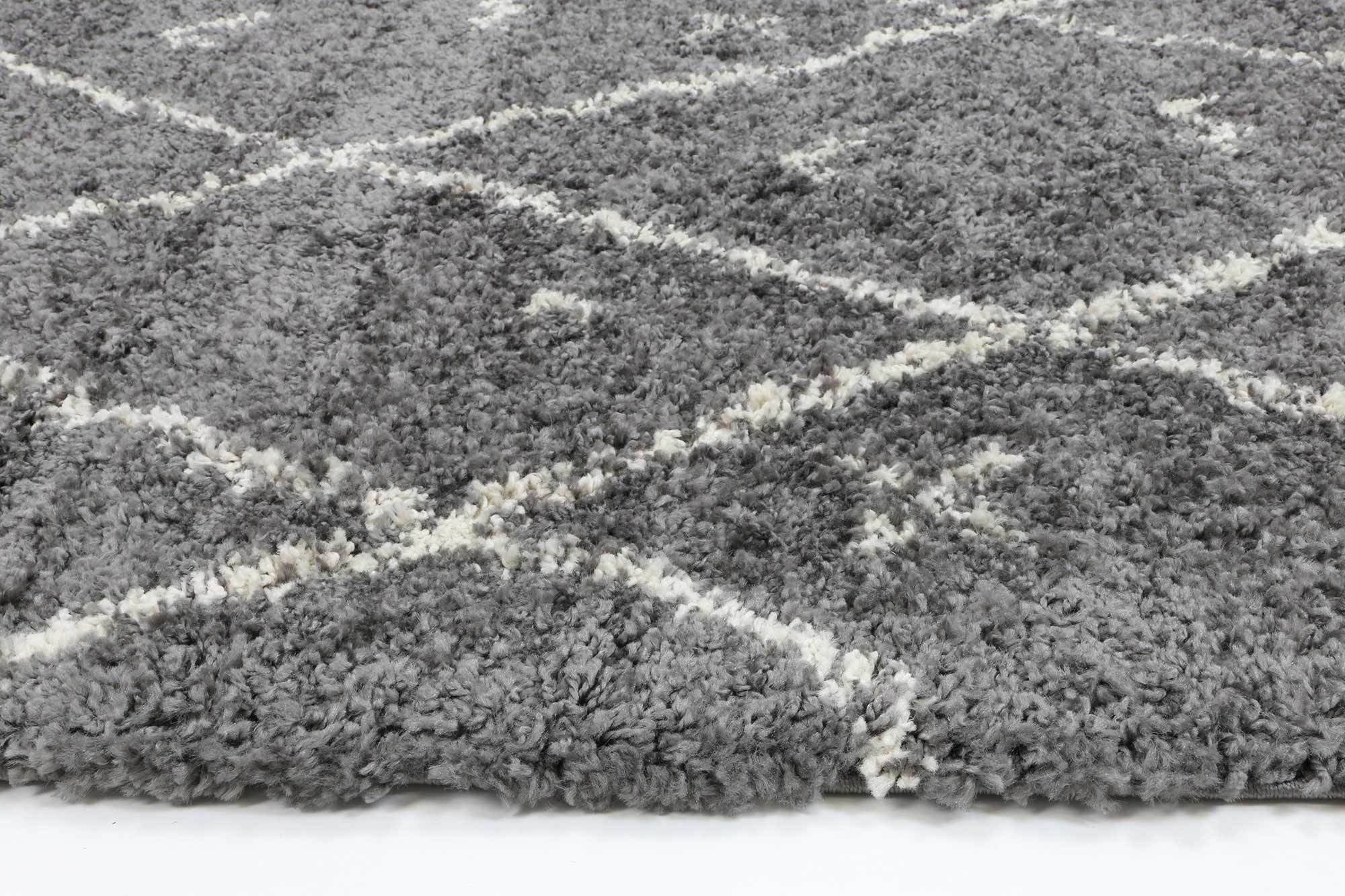 Kasbah Mizzie Tribal Grey Cream Rug - Floorsome - Morrocan - KASB16031528956 - Morrocan