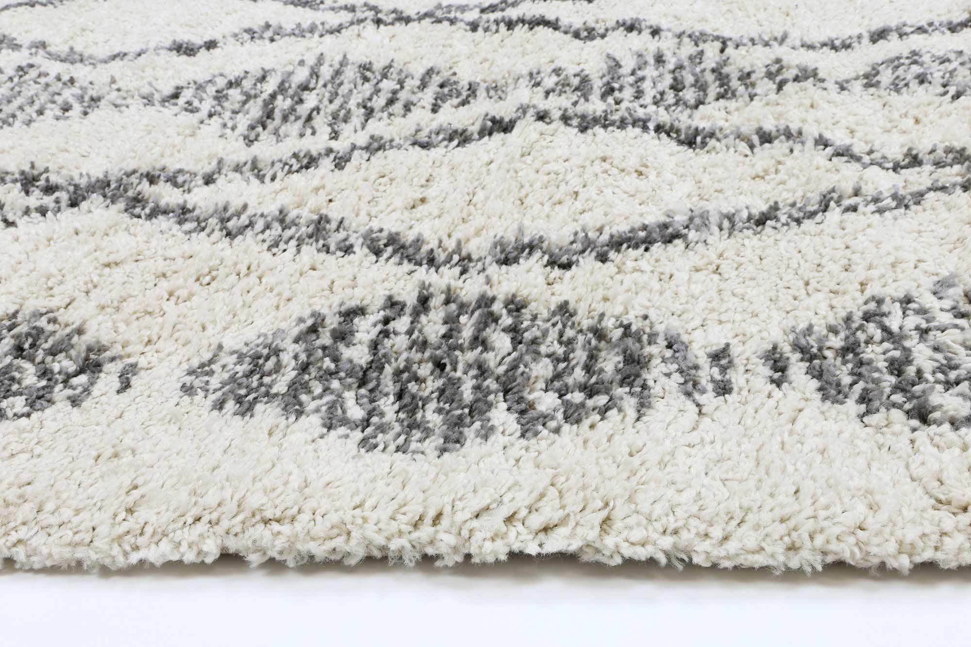 Kasbah Zara Tribal Cream Grey Rug - Floorsome - Morrocan - KASB16031529695 - Morrocan