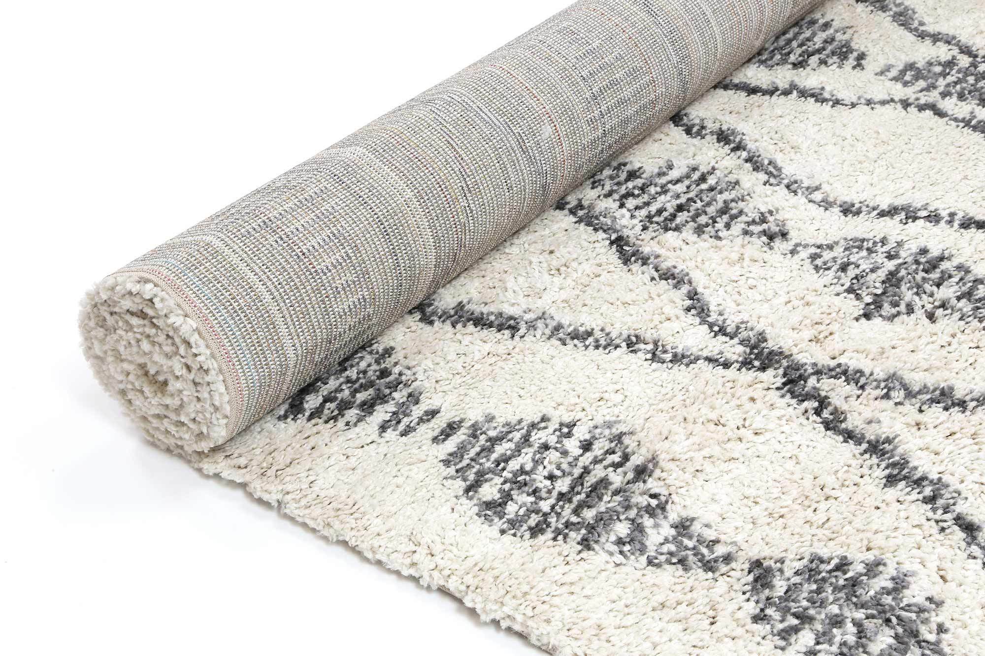 Kasbah Zara Tribal Cream Grey Rug - Floorsome - Morrocan - KASB16031529695 - Morrocan