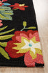 Kelsey Bouquet Black Indoor Outdoor Rug - Floorsome - Outdoor - COP - 592 - BLA - 225X155 - Outdoor