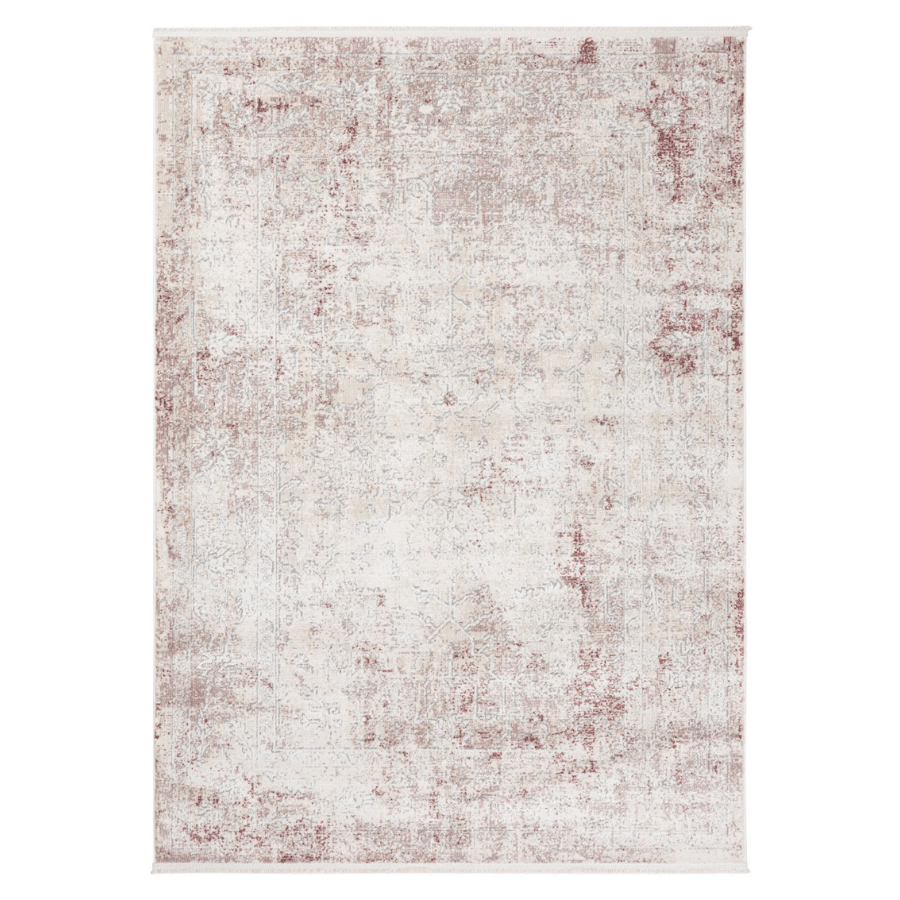 Khoasa Pale Rose Blush Modern Distressed Rug - Floorsome - Rugs - MSTQKHOASA80150 - Rugs
