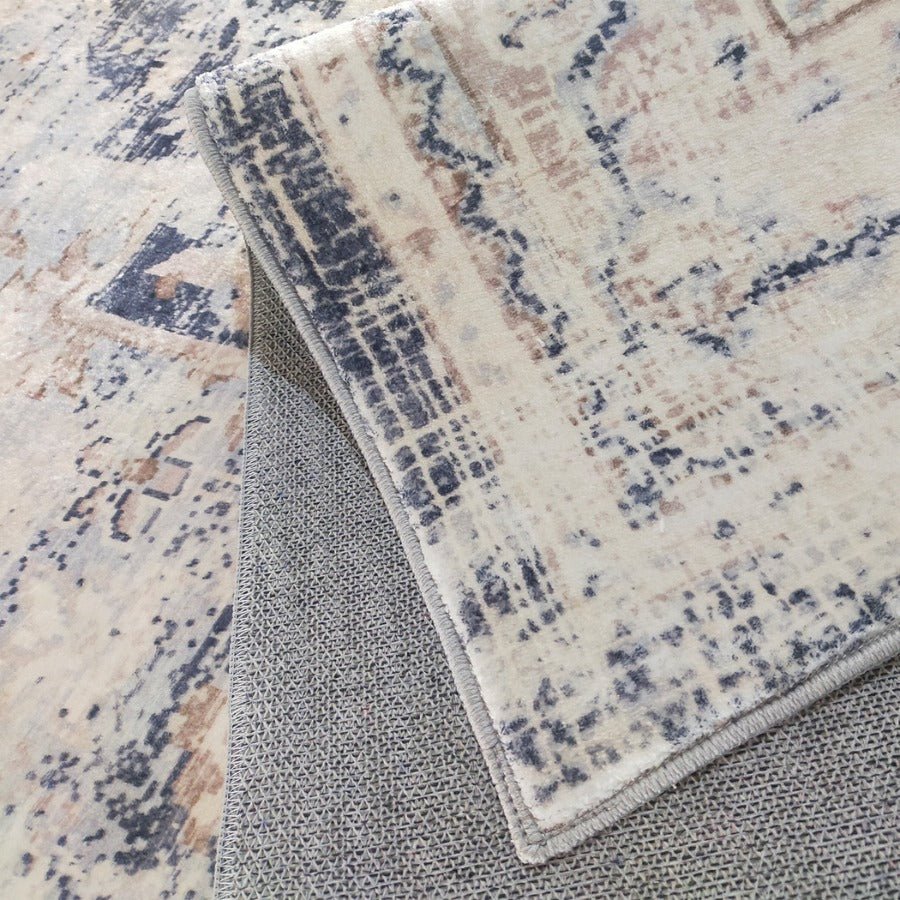 Kiara Distressed Machine Washable Rug - Floorsome - Modern Rugs - MWRKIARA0090150 - Modern Rugs