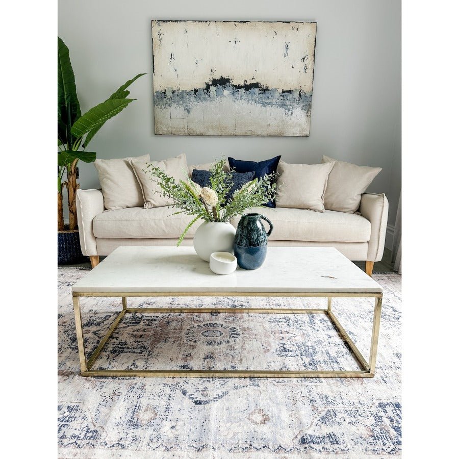 Kiara Distressed Machine Washable Rug - Floorsome - Modern Rugs - MWRKIARA0090150 - Modern Rugs
