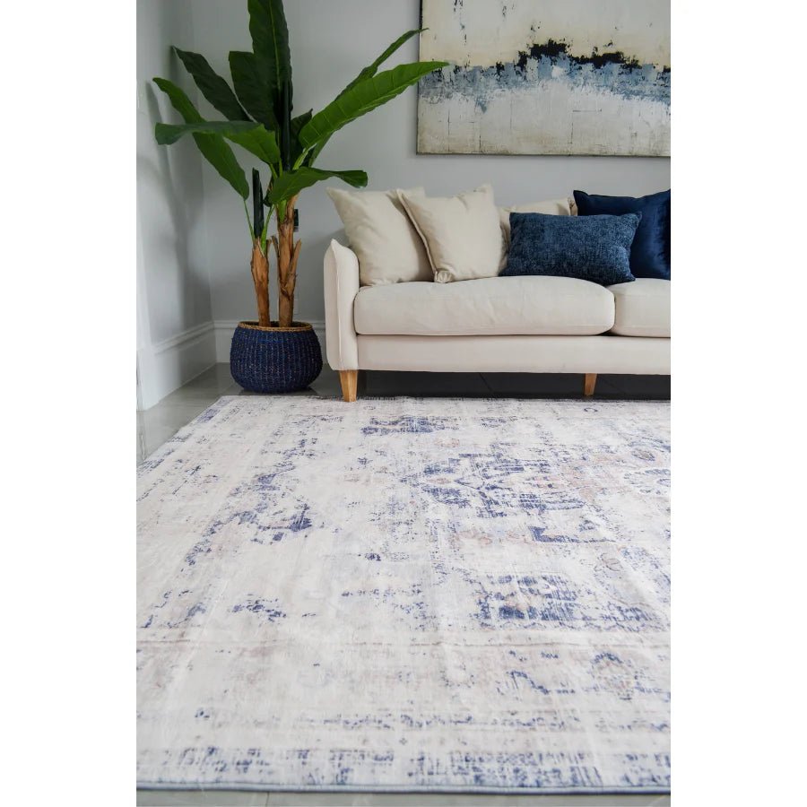 Kiara Distressed Machine Washable Rug - Floorsome - Modern Rugs - MWRKIARA0090150 - Modern Rugs