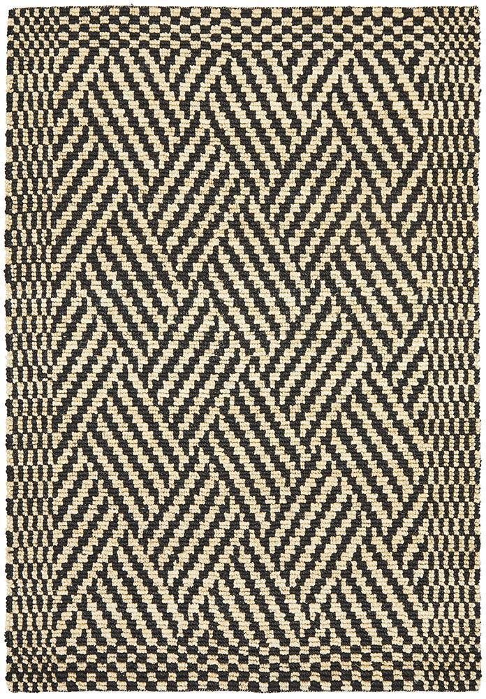 Kimi Hand Woven Tribal Jute Rug - Floorsome - Natural - KYA - 26 - NAT - 225X155 - Natural