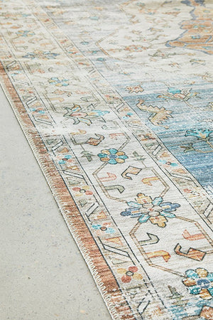 Kindred Blair Blue Washbale Rug - Floorsome - Kindred Collection