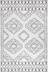 Kindred Leeroy White Washable Rug - Floorsome - Kindred Collection - KIN - LEEROY - 220X150 - Kindred Collection