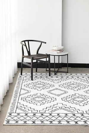 Kindred Leeroy White Washable Rug - Floorsome - Kindred Collection