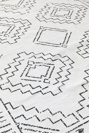 Kindred Leeroy White Washable Rug - Floorsome - Kindred Collection