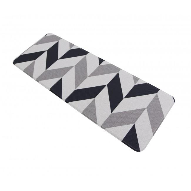 Kitchen Mat - Herringbone Navy - Floorsome - Kitchen Mat - KITGRYHERR18065 - Kitchen Mat