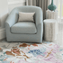 Kyul Floral Multicolour Machine Washable Floor Rug - Floorsome - Modern Rugs - MWRKYUL00090150 - Modern Rugs