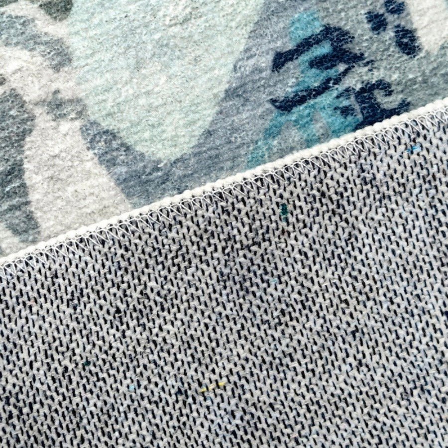 Kyul Floral Multicolour Machine Washable Floor Rug - Floorsome - Modern Rugs - MWRKYUL00090150 - Modern Rugs