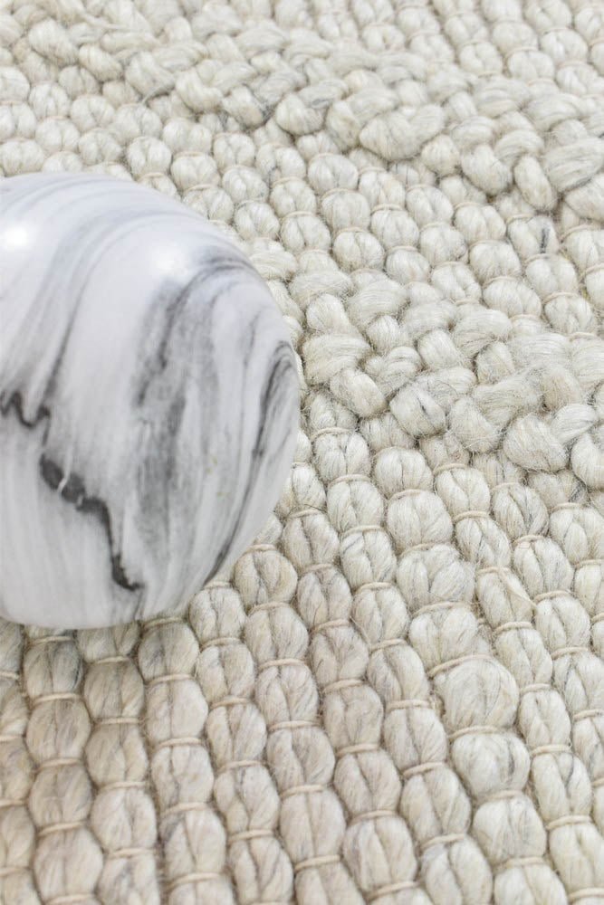 Lapis Ivory Wool Rug - Floorsome - FLATWEAVE - FINTONA - IVORY - 160X230 - FLATWEAVE