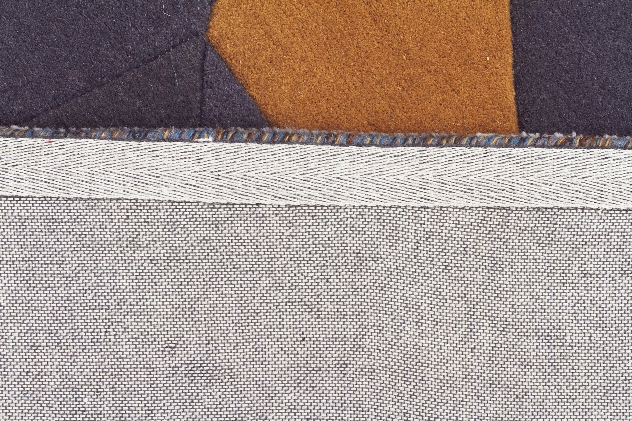 Laura Designer Wool Runner Rug Blue Yellow Grey - Floorsome - Modern - MTX - 902 - SAF - 300X80 - Modern