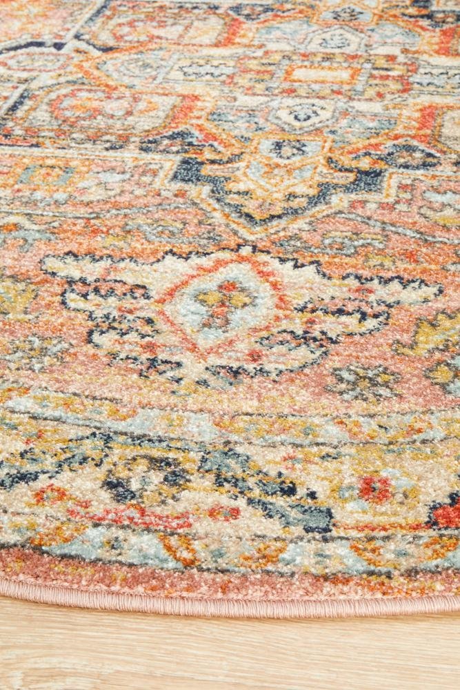 Legacy 850 Salmon Round Rug - Floorsome - MODERN - LEG - 850 - SALM - 150X150 - MODERN