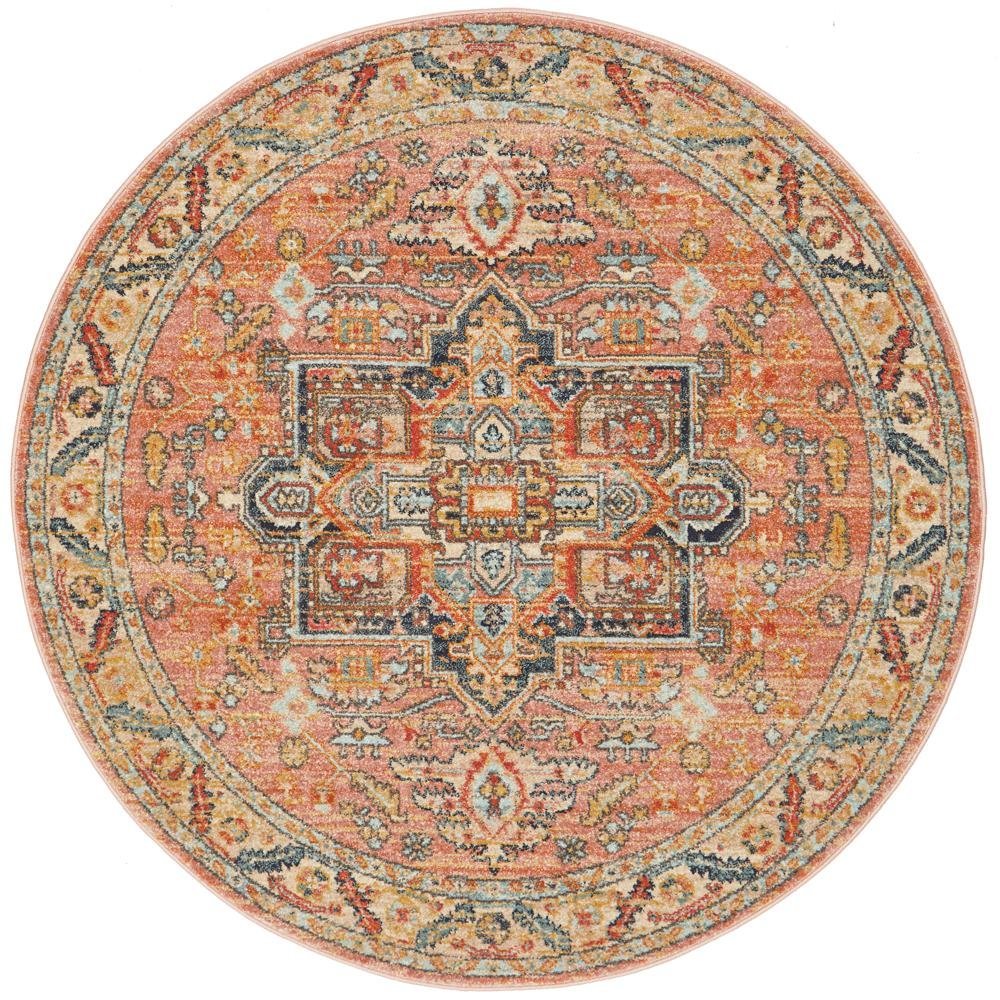 Legacy 850 Salmon Round Rug - Floorsome - MODERN - LEG - 850 - SALM - 150X150 - MODERN