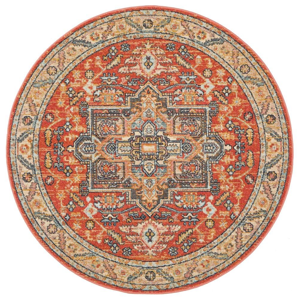 Legacy 850 Terracotta Round Rug - Floorsome - MODERN - LEG - 850 - TERA - 150X150 - MODERN