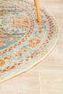 Legacy 853 Blue Round Rug - Floorsome - MODERN - LEG - 853 - BLUE - 150X150 - MODERN