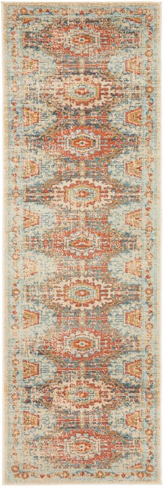 Legacy 853 Blue Runner Rug - Floorsome - MODERN - LEG - 853 - BLUE - 300X80 - MODERN