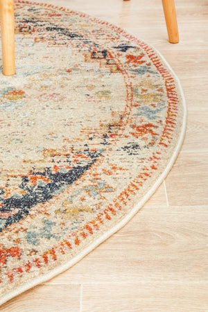 Legacy 854 Autumn Round Rug - Floorsome - MODERN