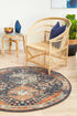 Legacy 854 Navy Round Rug - Floorsome - MODERN - LEG - 854 - NAVY - 150X150 - MODERN