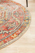 Legacy 856 Crimson Round Rug - Floorsome - MODERN - LEG - 856 - CRIM - 150X150 - MODERN