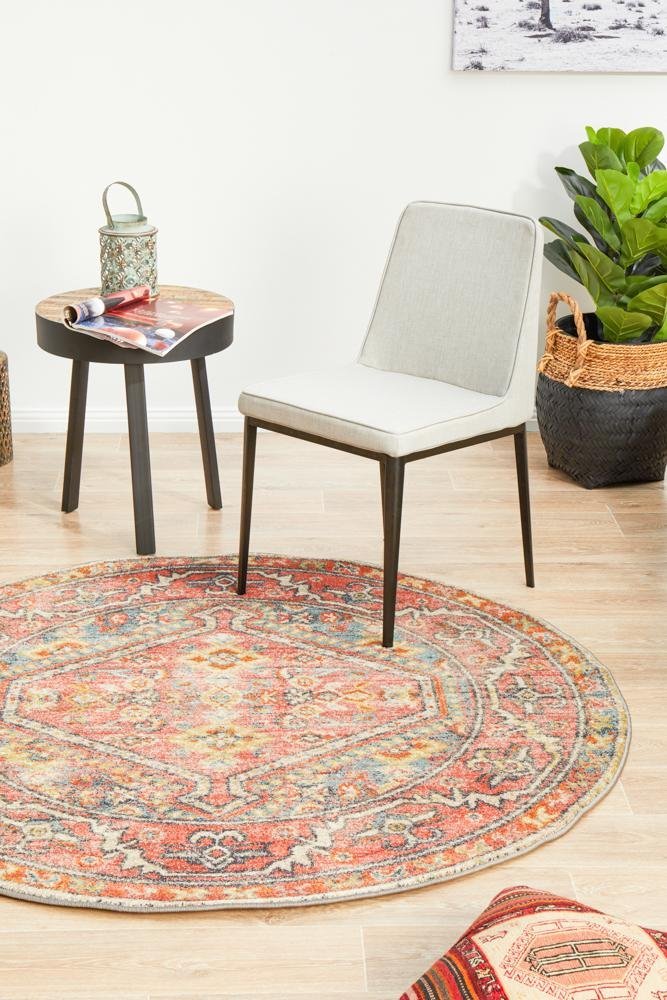 Legacy 856 Crimson Round Rug - Floorsome - MODERN - LEG - 856 - CRIM - 150X150 - MODERN