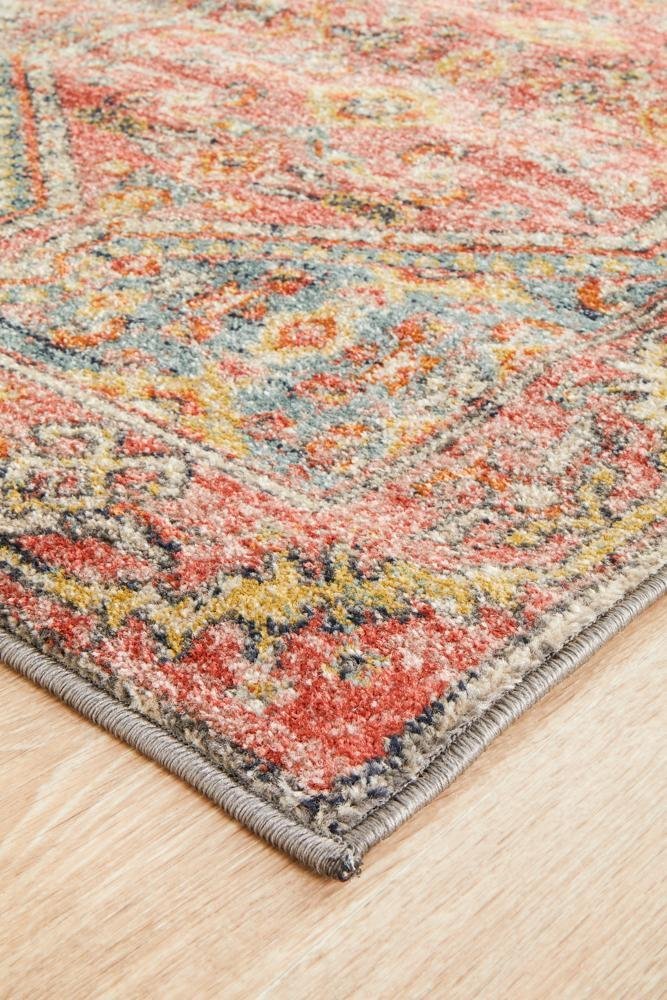 Legacy 856 Crimson Runner Rug - Floorsome - MODERN - LEG - 856 - CRIM - 300X80 - MODERN