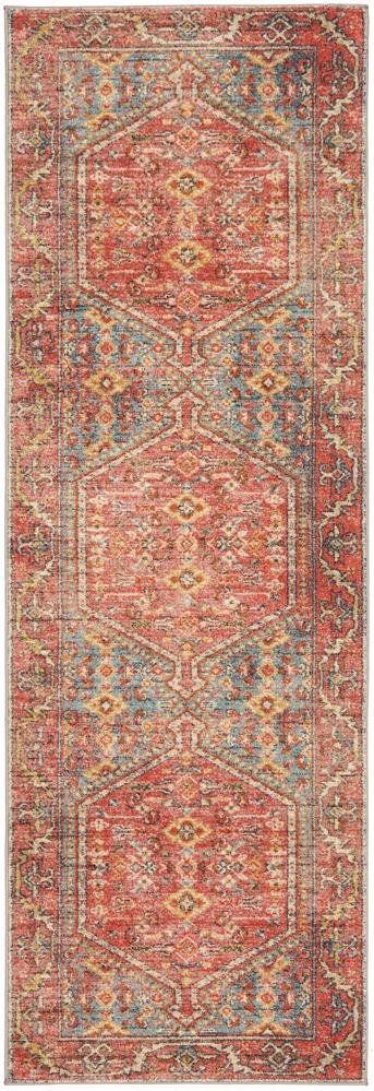 Legacy 856 Crimson Runner Rug - Floorsome - MODERN - LEG - 856 - CRIM - 300X80 - MODERN