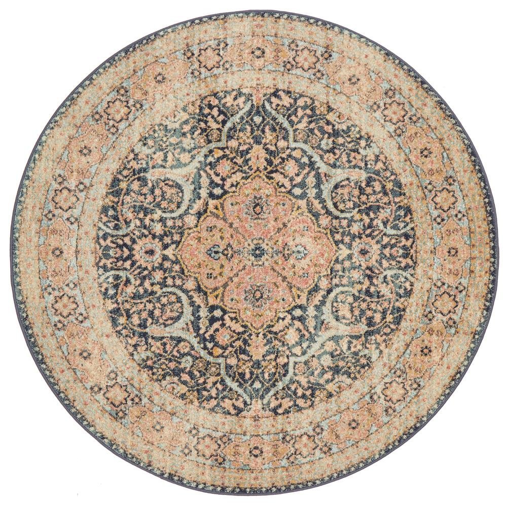 Legacy 858 Midnight Round Rug - Floorsome - MODERN - LEG - 858 - MIDN - 150X150 - MODERN