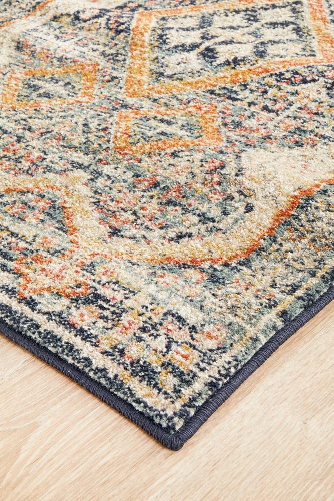 Legacy 863 Navy Runner Rug - Floorsome - MODERN - LEG - 863 - NAVY - 300X80 - MODERN