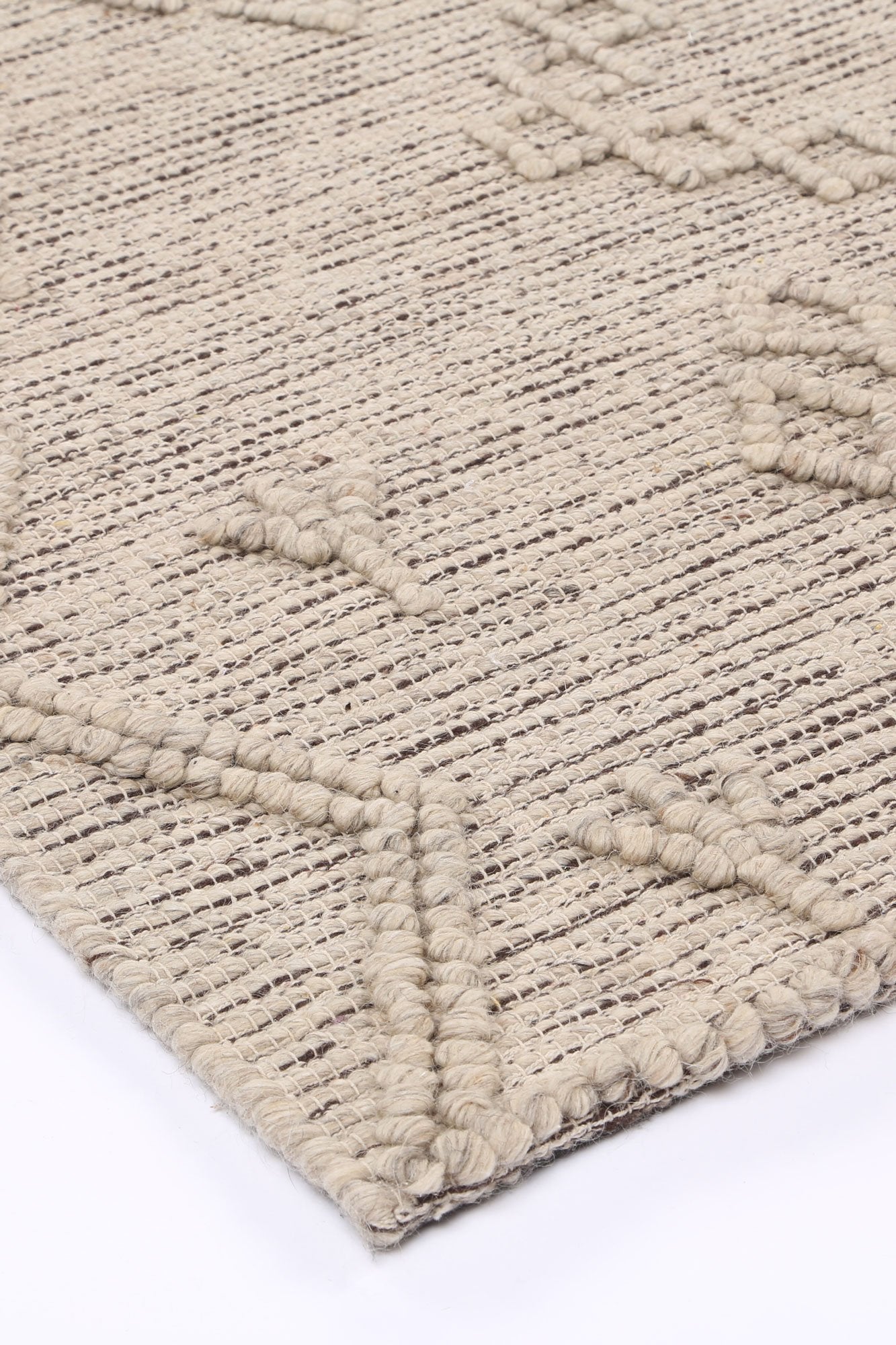 Leilani Boho Chic Ash Rug - Floorsome - Rug - GOA803D5ASH - Rug