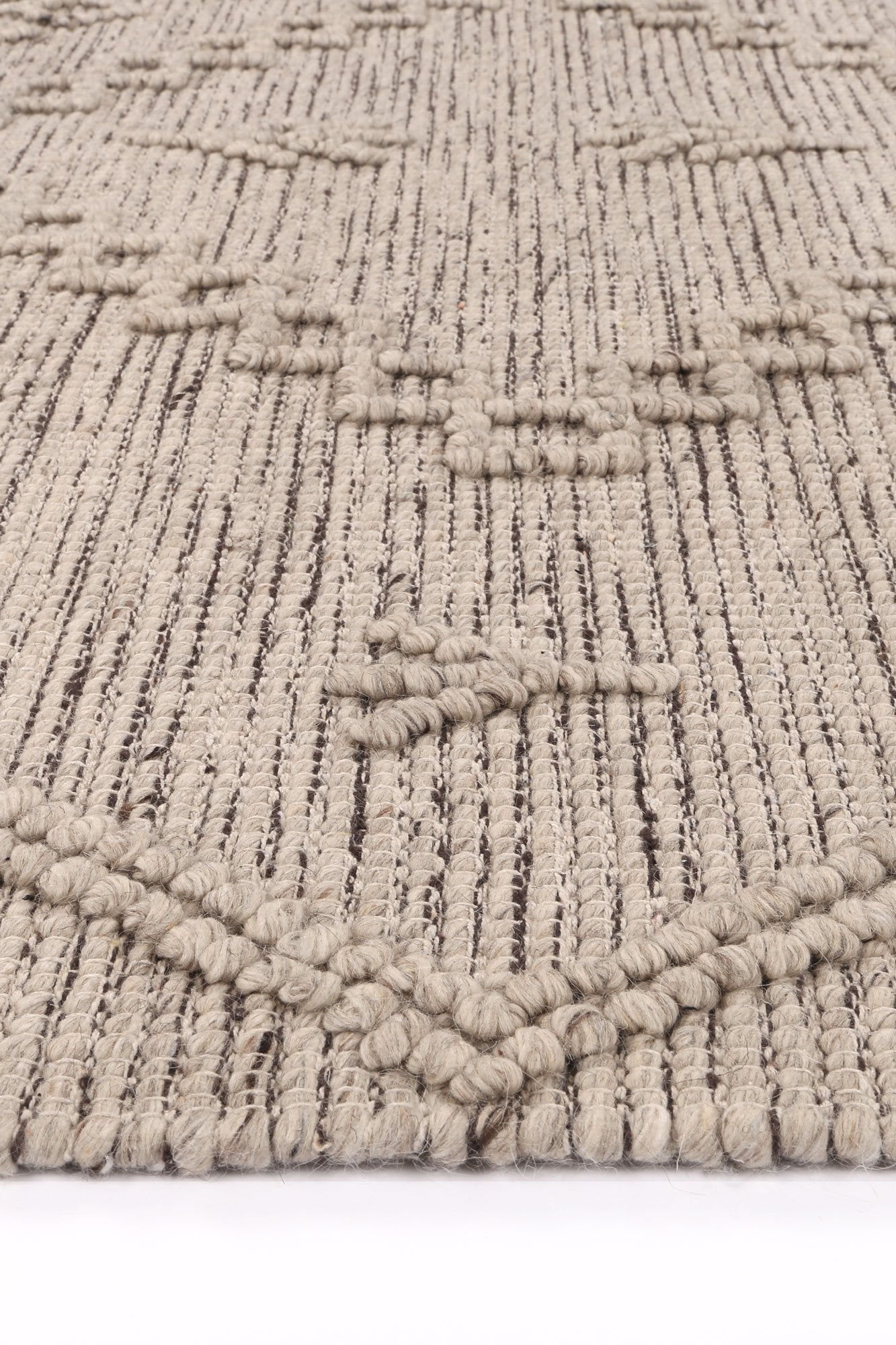 Leilani Boho Chic Ash Rug - Floorsome - Rug - GOA803D5ASH - Rug