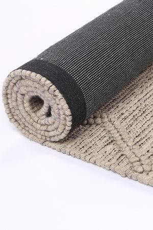 Leilani Boho Chic Ash Rug - Floorsome - Rug