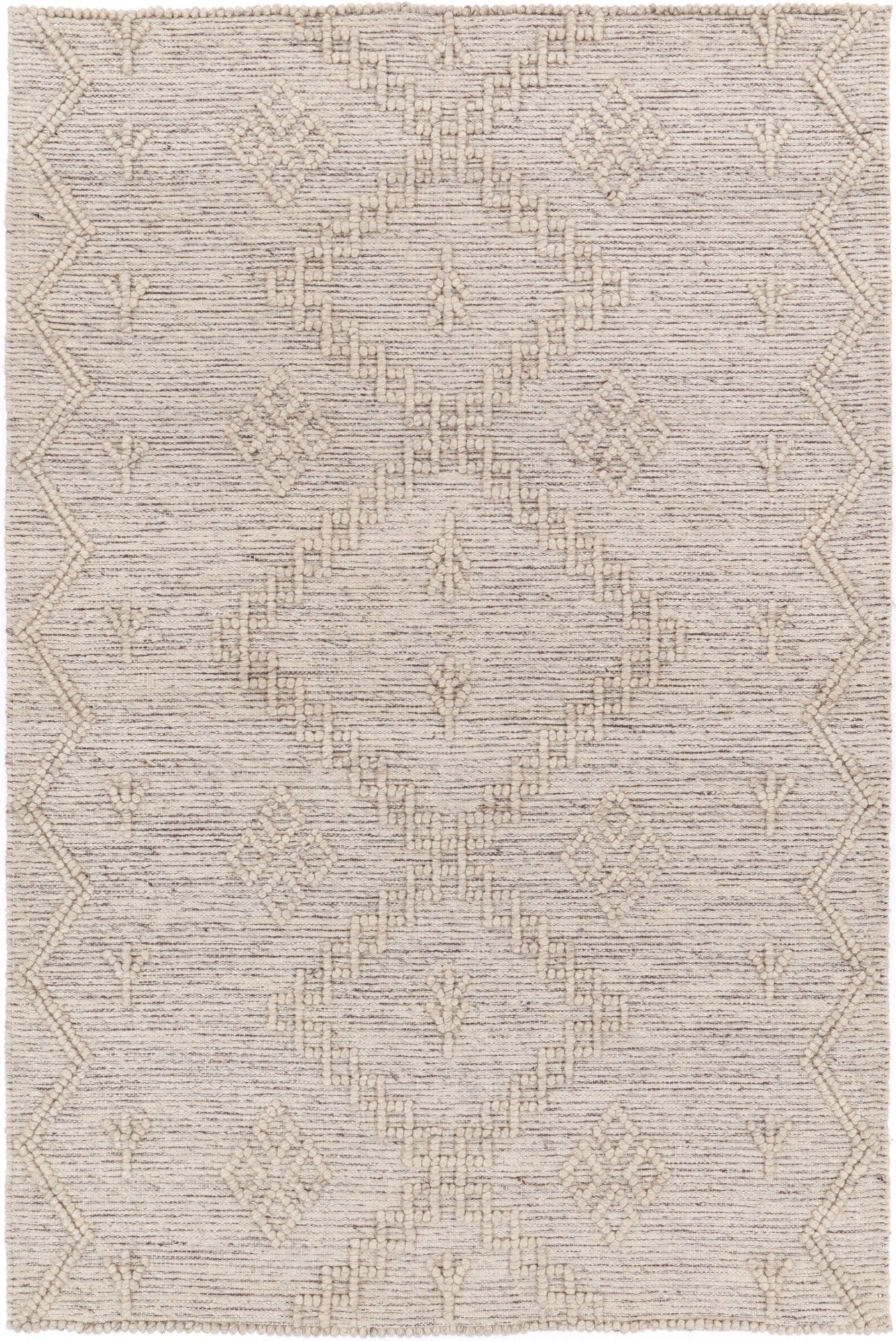 Leilani Boho Chic Ash Rug - Floorsome - Rug - GOA803D5ASH - Rug