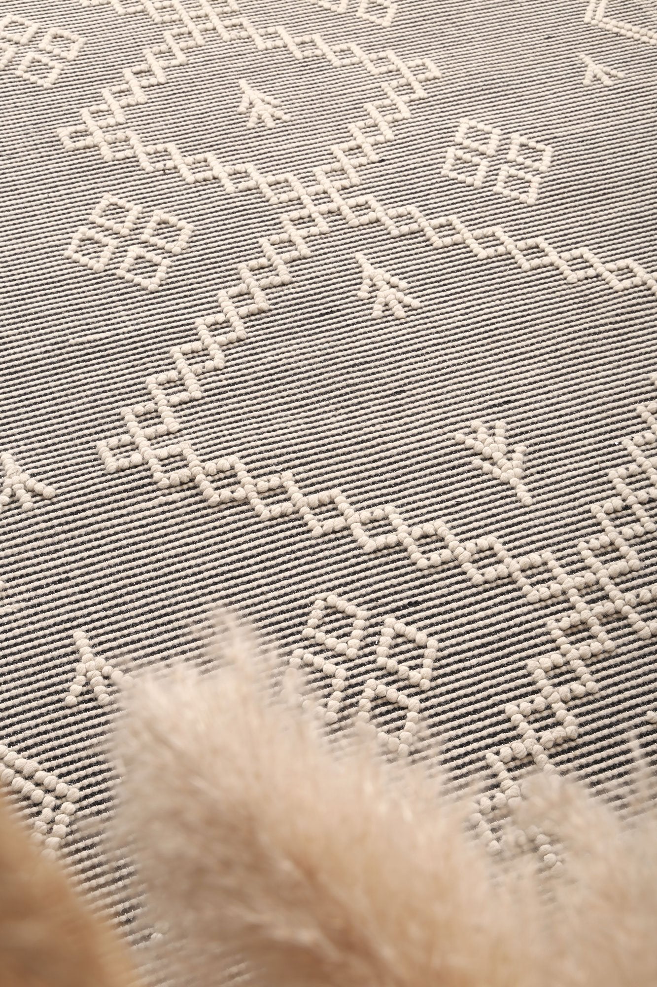 Leilani Boho Chic Cream Rug - Floorsome - Rug - GOA803D5CRE - Rug